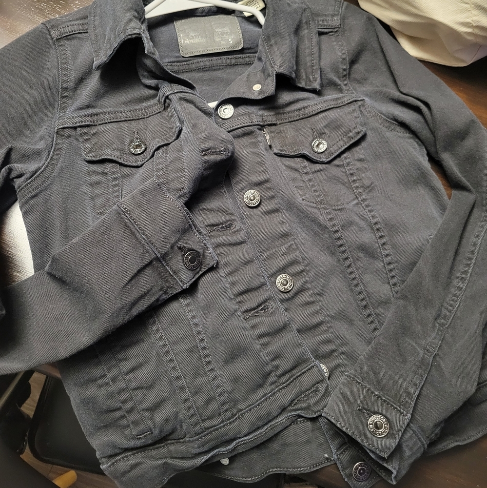 Levis black Jean jacket